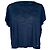 Camiseta de cuello barco Tom Ford en algodón azul