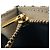 Borsa Dior Saddle Pouch Wallet on Chain in canvas blu navy - vista 11