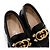 Gucci Mocassini da donna con cristalli intrecciati e suola rug nera Nero - vista 7