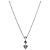 Gucci Collana Cuore Borchiata Argento