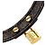 Louis Vuitton Bracciale Nanogram Lockit Gold Nero - vista 5
