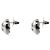 Chanel Orecchini Pearl Crystal CC Argento - vista 2