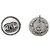 Chanel Orecchini Pearl Crystal CC Argento - vista 4