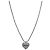 Dior Collana Cuore in Zirconia Argento