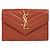 Saint Laurent Cartera Cassandra Matelassé Roja