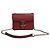 Gucci Picca tracolla piccola in pelle grana Interlocking Rossa Rosso