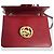 Gucci Picca tracolla piccola in pelle grana Interlocking Rossa Rosso - vista 10