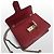 Gucci Picca tracolla piccola in pelle grana Interlocking Rossa Rosso - vista 5