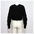 Bottega Veneta V-Ausschnitt Strickpullover für Damen aus schwarzer Merinowolle - Ansicht 4