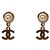 Chanel Cubic Drop CC Ohrringe Golden - Ansicht 3