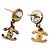 Chanel Cubic Drop CC Ohrringe Golden - Ansicht 4