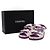 Chanel Sandali da donna in pelle CC Velcro Purple White Camellia Bianco - vista 11