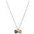 Tiffany & Co Collana in argento doppio cuore rosa