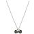 Tiffany & Co Collana in argento doppio cuore rosa - vista 2