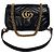 Gucci Mini Borsa a Tracolla Marmont Matelassé Nero