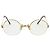 Cartier Gold Trinity Halbrandbrille Golden