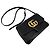 Borsa Gucci GG Marmont Ali in pelle nera Nero