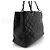 Chanel Borsa a Tracolla Caviar Grand Shopping Nero - vista 12