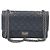 Borsa Chanel 2.55 Nera Argentata Nero - vista 2