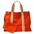 Hermès Hermes Beach Tote Cotton Arancione