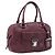 Prada Boston Convertible Small in Vitello Daino con tasca frontale e chiusura pushlock Bordò