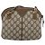 GUCCI GG Supreme Web Sherry Line Bag PVC Beige Gold 98 02 047 - vista 3