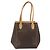 Céline CELINE Macadam Tote Bag PVC Leather Brown Gold Tone - vista 3