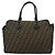 FENDI Zucca Canvas Tote Bag Nylon Black Brown - vista 2