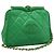 CHANEL COCO Mark Matelasse Chain Shoulder Bag Lamb Skin Green Gold