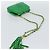 CHANEL COCO Mark Matelasse Chain Shoulder Bag Lamb Skin Green Gold - vista 7