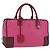 LOEWE Amazona 35 Hand Bag Leather Pink Silver