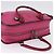 LOEWE Amazona 35 Hand Bag Leather Pink Silver - vista 6
