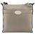 FENDI Celeria Shoulder Bag Leather Gray Silver - vista 13