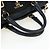 PRADA Hand Bag Nylon Leather 2way Black Gold - vista 7
