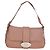 FENDI Celeria Baguette Shoulder Bag Leather Pink Silver - vista 13