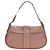 FENDI Celeria Baguette Shoulder Bag Leather Pink Silver - vista 2
