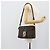 FENDI Zucca Canvas Shoulder Bag Brown Black - vista 21