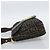 FENDI Zucca Canvas Shoulder Bag Brown Black - vista 3