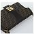 FENDI Zucca Canvas Shoulder Bag Brown Black - vista 6