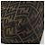 FENDI Zucca Canvas Mamma Baguette Shoulder Bag Brown Black - vista 16