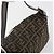 FENDI Zucca Canvas Mamma Baguette Shoulder Bag Brown Black - vista 6