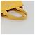 PRADA Canapa M Hand Bag Canvas Yellow Gold - vista 7