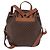 Céline CELINE Macadam Canvas Backpack PVC Leather Brown Gold - vista 2