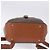 Céline CELINE Macadam Canvas Backpack PVC Leather Brown Gold - vista 5