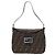 FENDI Zucca Canvas Mamma Baguette Shoulder Bag Brown Black - vista 13