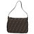 FENDI Zucca Canvas Mamma Baguette Shoulder Bag Brown Black - vista 2