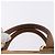 LOEWE Amazona 40 Hand Bag Leather Brown Gold - vista 9