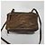Givenchy Borsa a tracolla Pandora Mini Wrinkled Marrone - vista 2