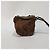 Givenchy Borsa a tracolla Pandora Mini Wrinkled Marrone - vista 4