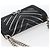 CHANEL Chain Boy Chanel V Stitch Bag Leather Black Silver CC - vista 6